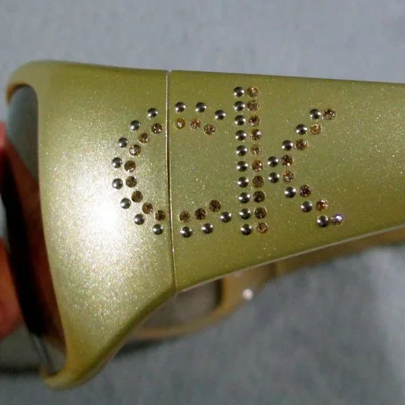 NWOT Calvin Klein Rare Gold Frame Sunglasses ~ CK ๐ - Picture 5 of 16